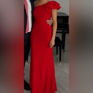 Betsy & Adam Red Dress